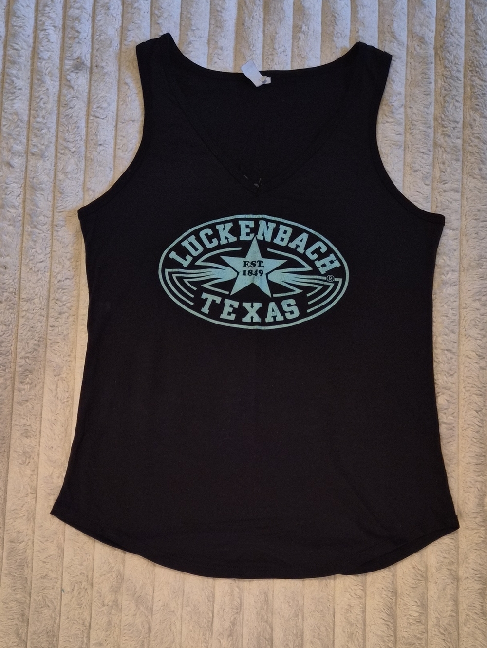 Luckenbach Texas - Black Women's Tank Top